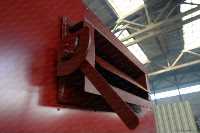 Шибер газохода к угольному котлу 700 кВт