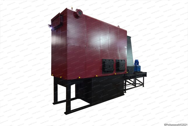 Котел 0.5 МВт на щепе и опилках автоматический